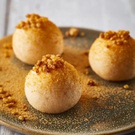 Chamallows aux tomates oranges fumées